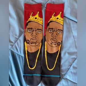 Stance The Notorious Big Biggie Resurrected Crew Socks Medium